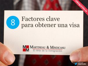 Factores clave para obtener una visa - El Blog de Martineau & Mindicanu