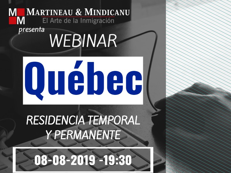 Webinar: Quebec - Residencia temporal y permanente -