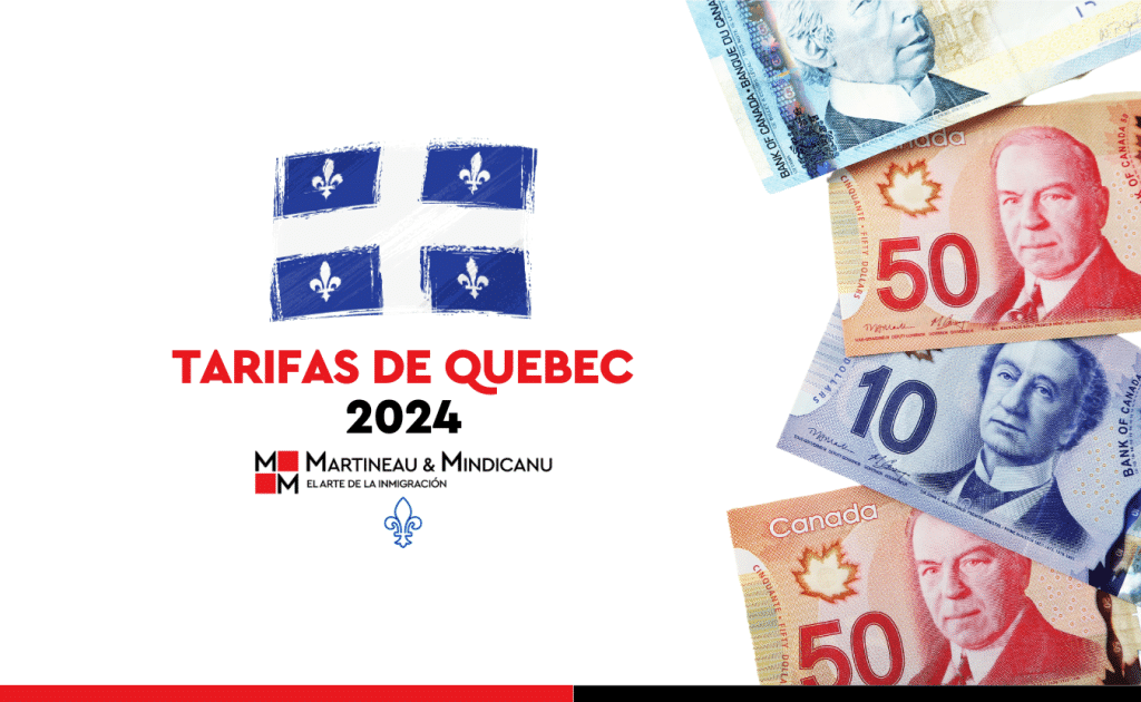 Tarifas de Quebec 2024 Residencia Canadá