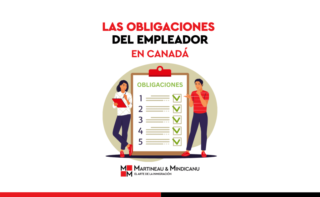 Las obligaciones del empleador en Canadá