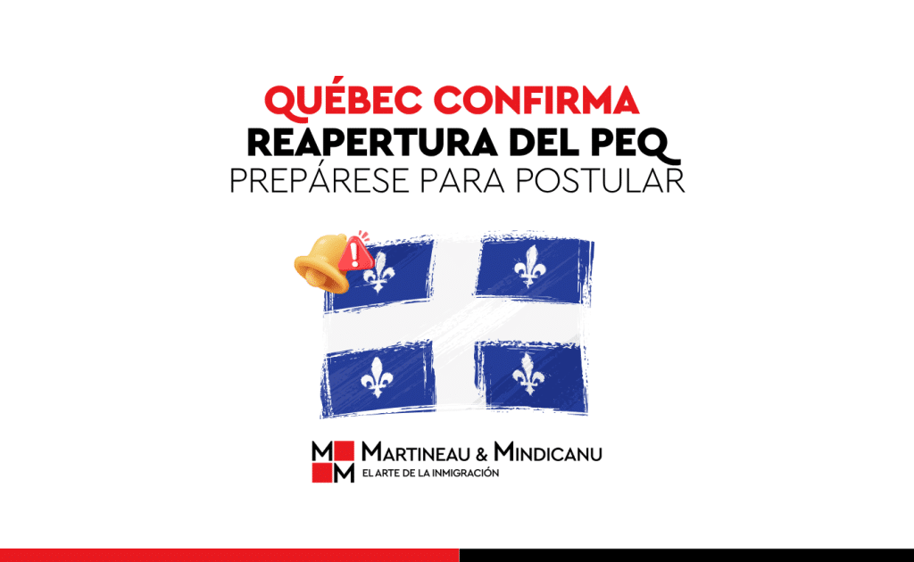 El PEQ reabrirá el 2 de julio de 2026 Residencia permanente en Quebec continuación del PSTQ  